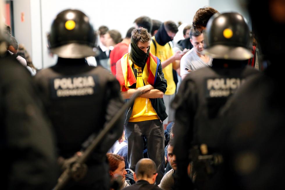 Reacciones en la calle a la sentencia del 'procés'