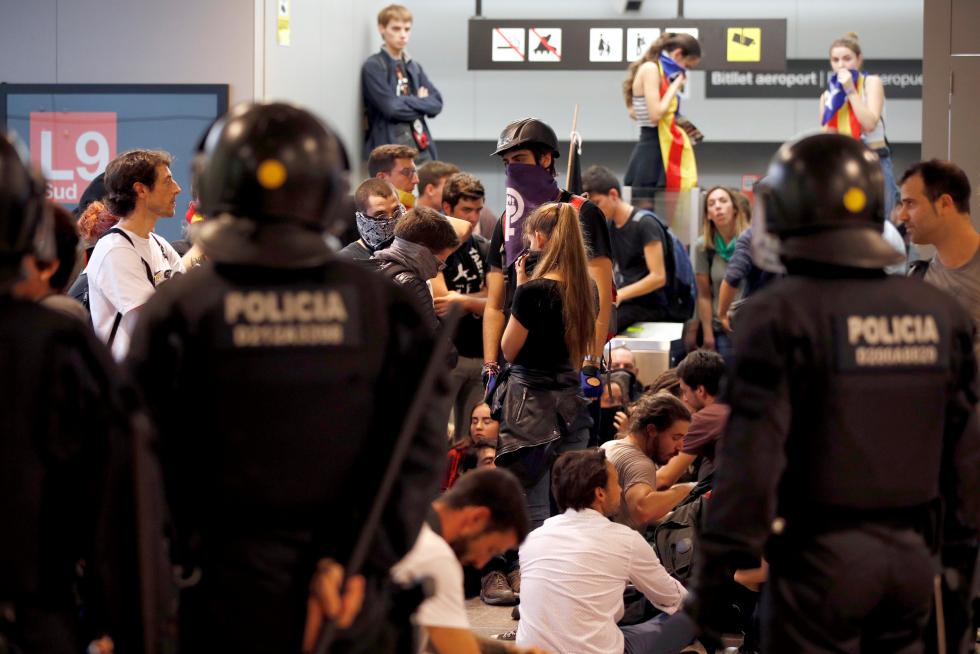 Reacciones en la calle a la sentencia del 'procés'