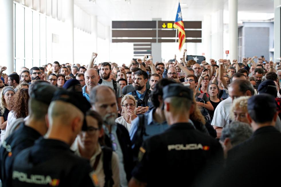 Reacciones en la calle a la sentencia del 'procés'