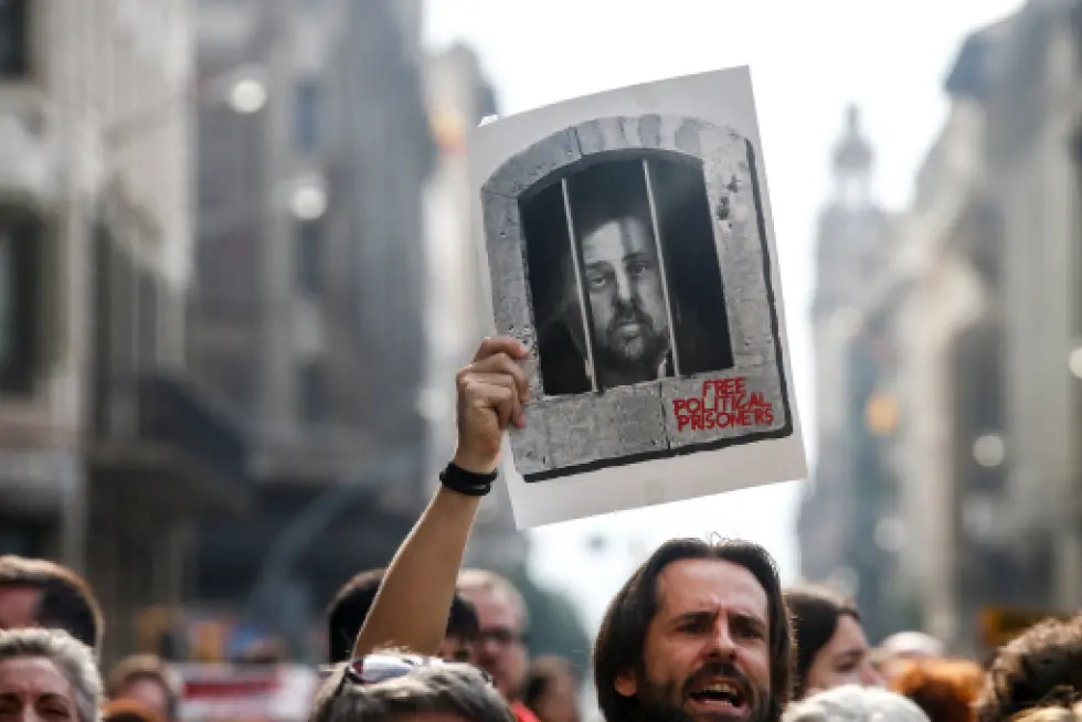 Tras conocer la sentencia del procés se han producido concentraciones y cortes de carreteras como muestra de apoyo a los políticos presos.