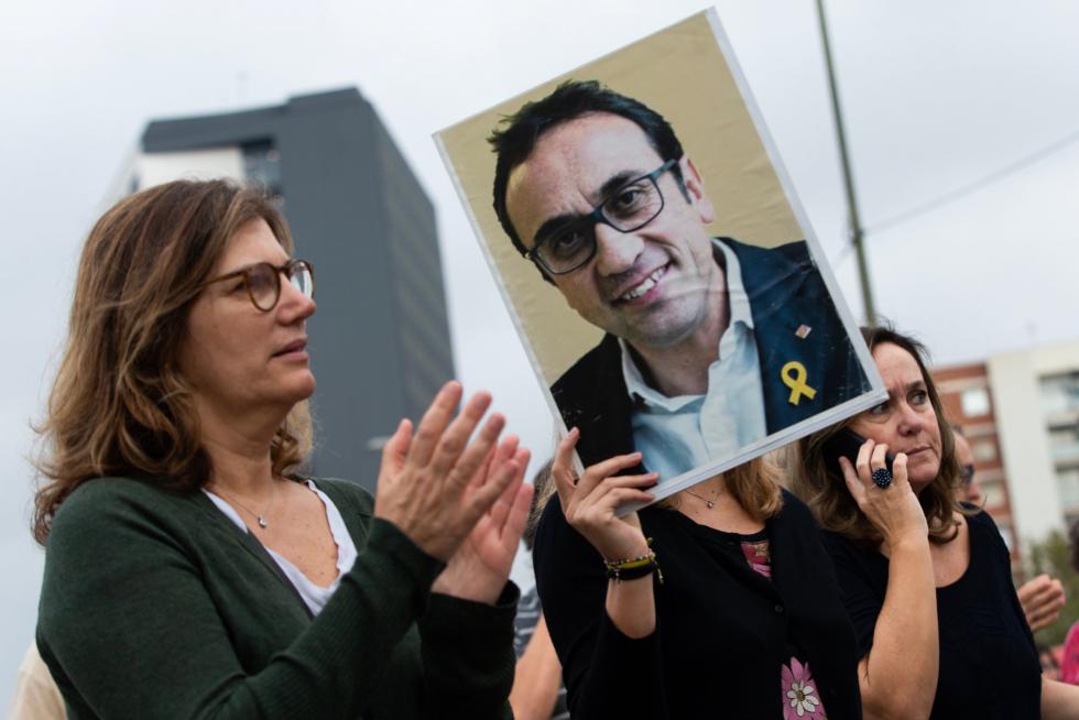 Tras conocer la sentencia del procés se han producido concentraciones y cortes de carreteras como muestra de apoyo a los políticos presos.