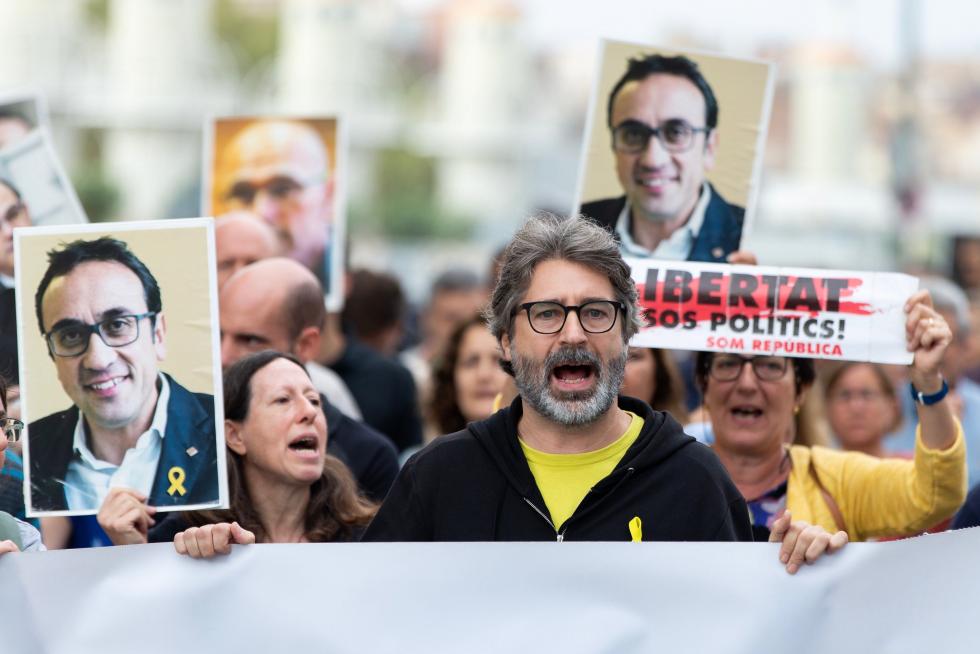 Tras conocer la sentencia del procés se han producido concentraciones y cortes de carreteras como muestra de apoyo a los políticos presos.