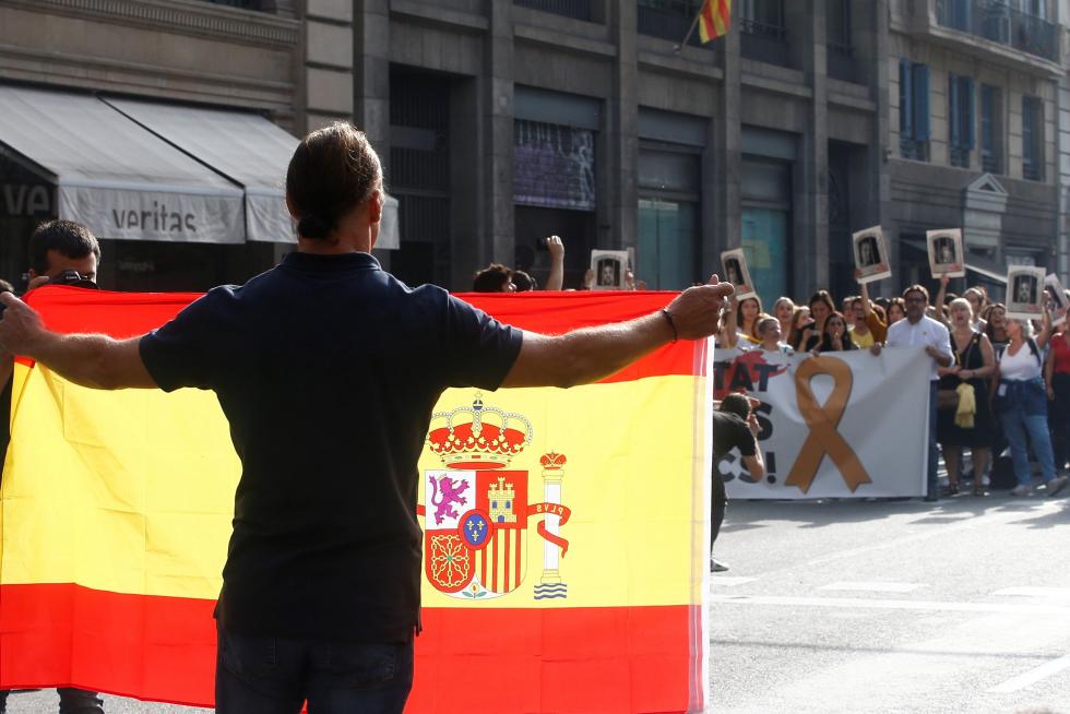 Tras conocer la sentencia del procés se han producido concentraciones y cortes de carreteras como muestra de apoyo a los políticos presos.