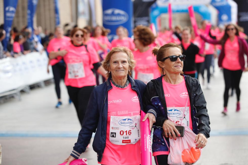 Un total de 13.000 participantes en la Carrera de la Mujer de Zaragoza.