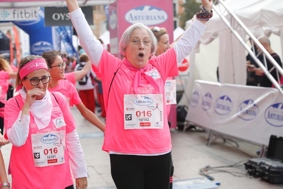 Un total de 13.000 participantes en la Carrera de la Mujer de Zaragoza.