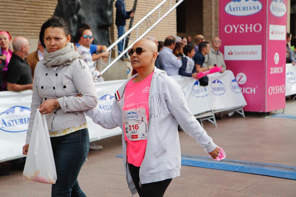 Un total de 13.000 participantes en la Carrera de la Mujer de Zaragoza.