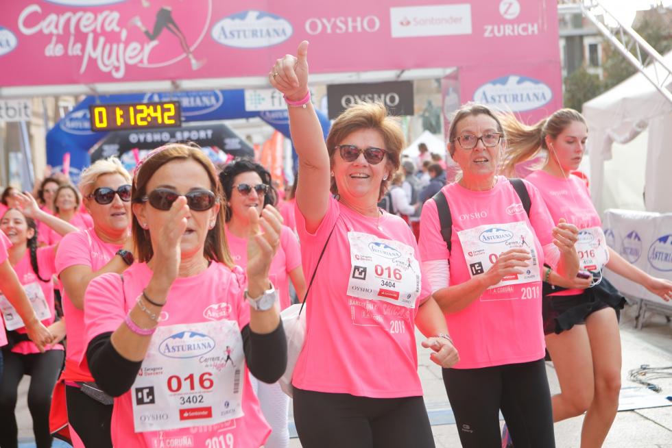 Un total de 13.000 participantes en la Carrera de la Mujer de Zaragoza.