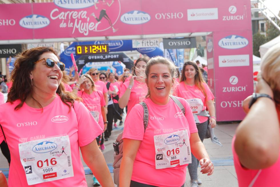 Un total de 13.000 participantes en la Carrera de la Mujer de Zaragoza.