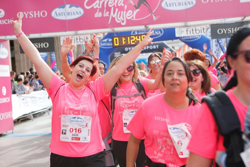 Un total de 13.000 participantes en la Carrera de la Mujer de Zaragoza.