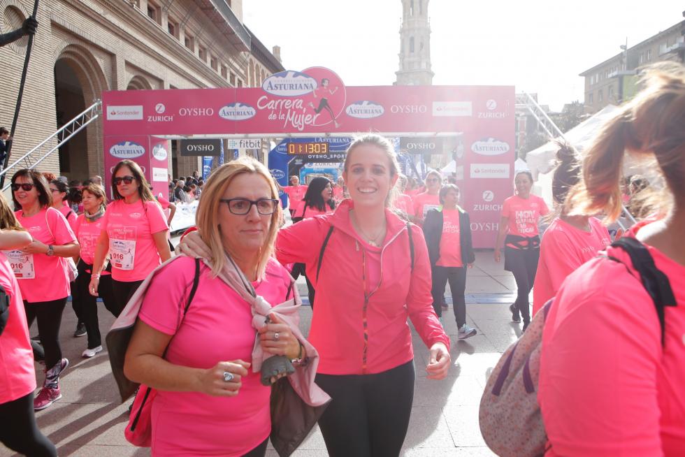 Un total de 13.000 participantes en la Carrera de la Mujer de Zaragoza.
