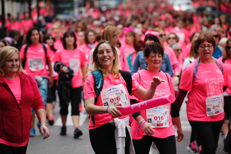 Un total de 13.000 participantes en la Carrera de la Mujer de Zaragoza.