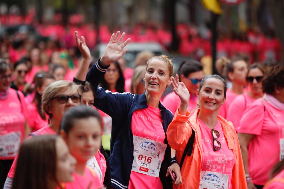 Un total de 13.000 participantes en la Carrera de la Mujer de Zaragoza.