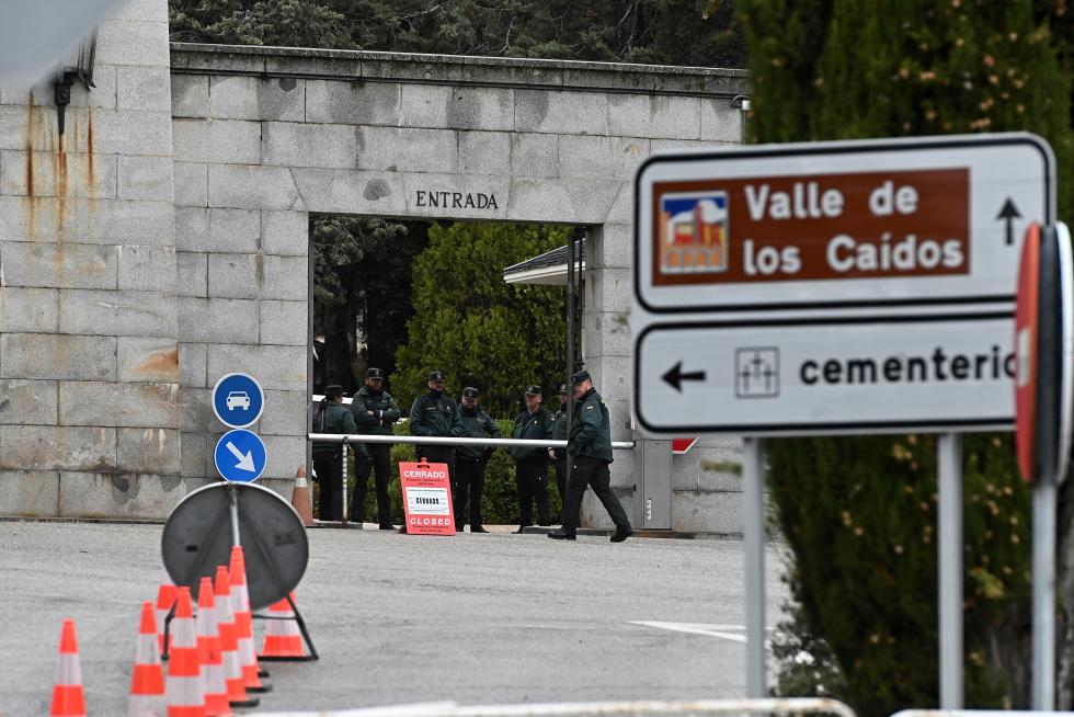 Preparativos de la exhumación de Franco.