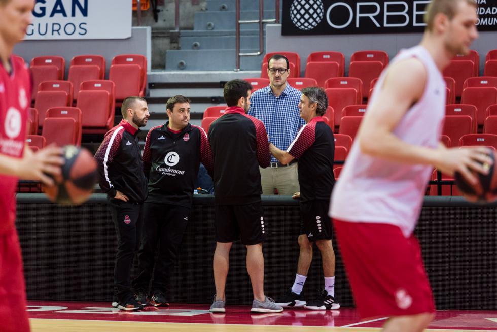 DEPORTES ENTRENAMIENTO DEL CASADEMONT BALONCESTO / 24-10-2019 / FOTO: ARANZAZU NAVARRO