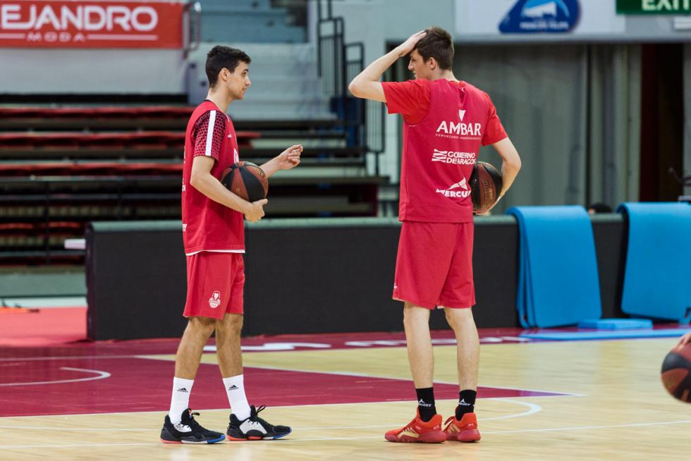 DEPORTES ENTRENAMIENTO DEL CASADEMONT BALONCESTO / 24-10-2019 / FOTO: ARANZAZU NAVARRO