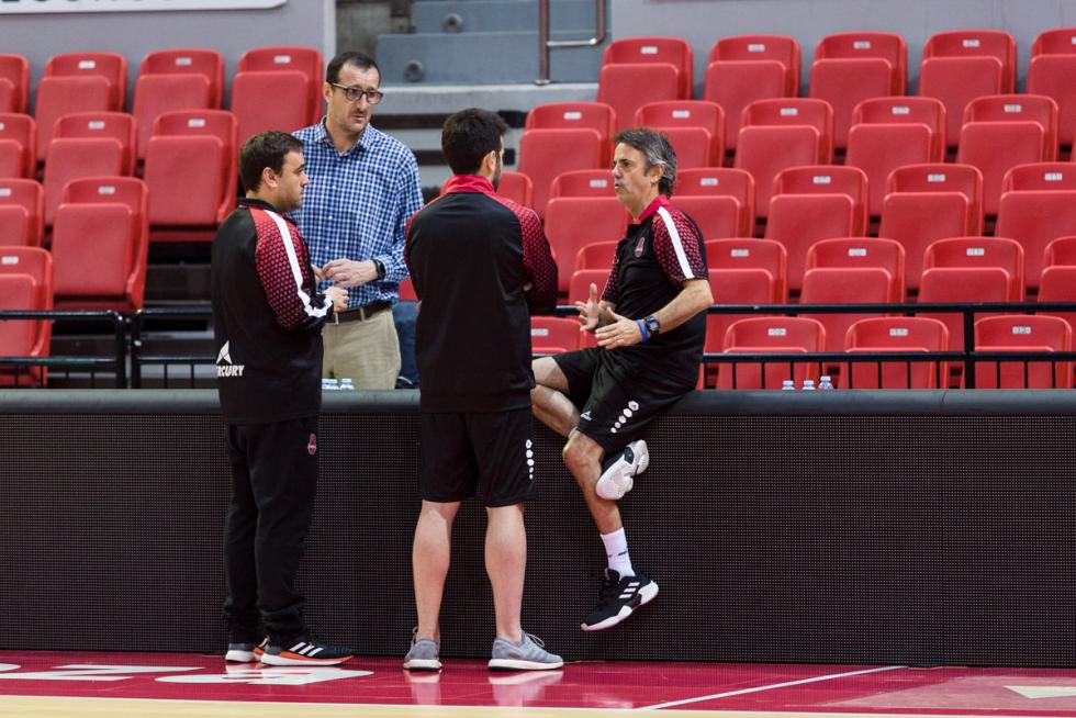 DEPORTES ENTRENAMIENTO DEL CASADEMONT BALONCESTO / 24-10-2019 / FOTO: ARANZAZU NAVARRO