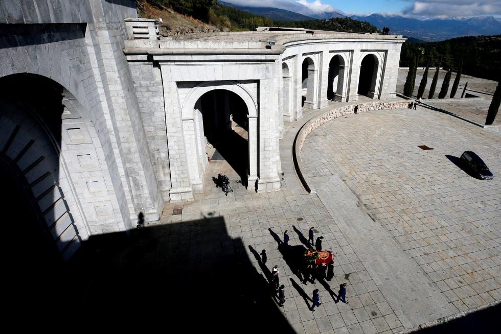 Exhumación de Franco en el Valle de los Caídos