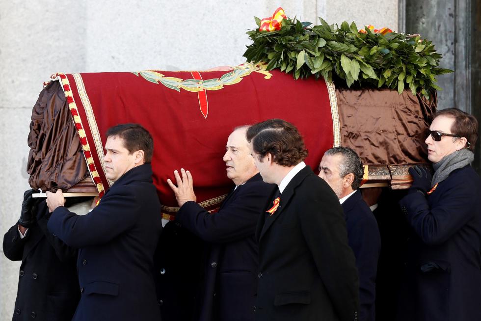 Exhumación de Franco en el Valle de los Caídos
