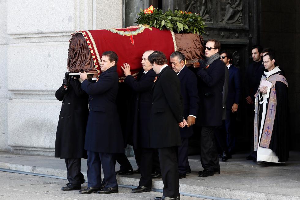 Exhumación de Franco en el Valle de los Caídos