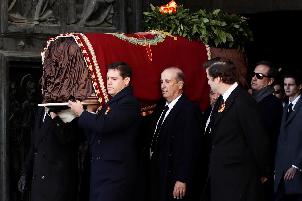 Exhumación de Franco en el Valle de los Caídos