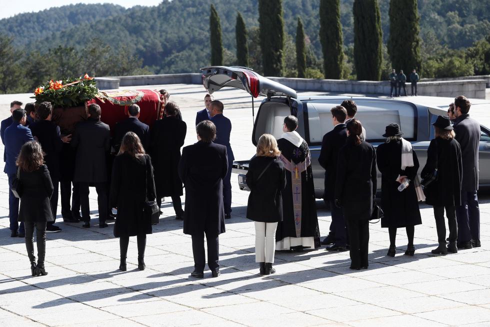 Exhumación de Franco en el Valle de los Caídos