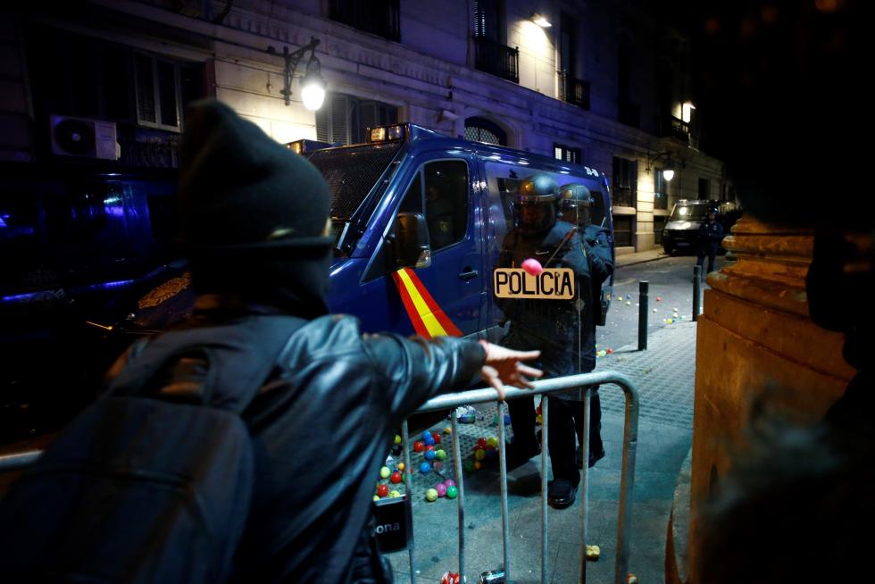 Protestas contra la Policía en Barcelona