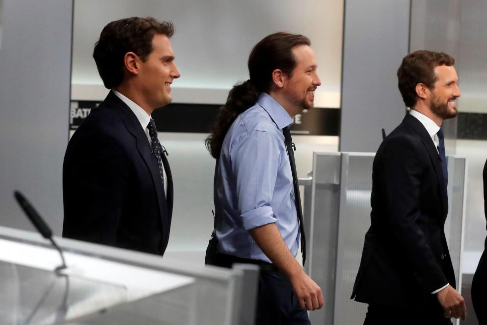 Debate a cinco de las elecciones generales del 10 de noviembre