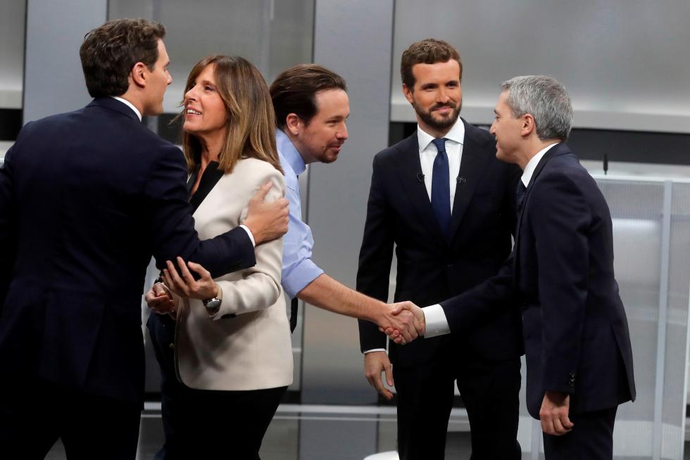 Debate a cinco de las elecciones generales del 10 de noviembre