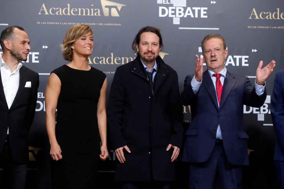 Los candidatos comienzan a llegar a la Casa de Campo para participar en el debate