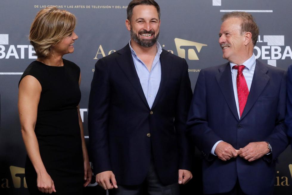 Los líderes políticos comienzan a llega a las instalaciones del debate electoral