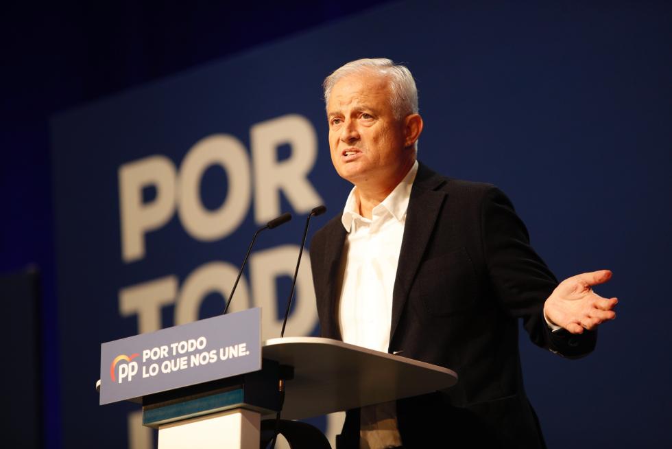 Mitin del candidato del PP Pablo Casado en Zaragoza