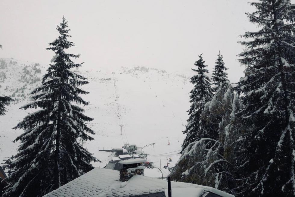 Nevada en Candanchú