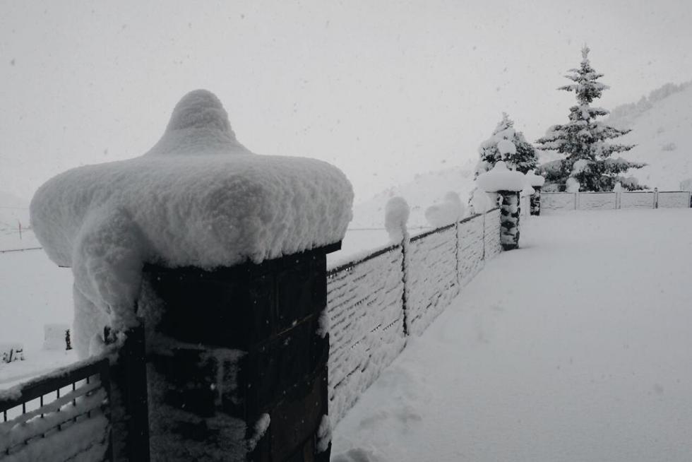 Hasta 35 centímetros de nieve han caído en Formigal