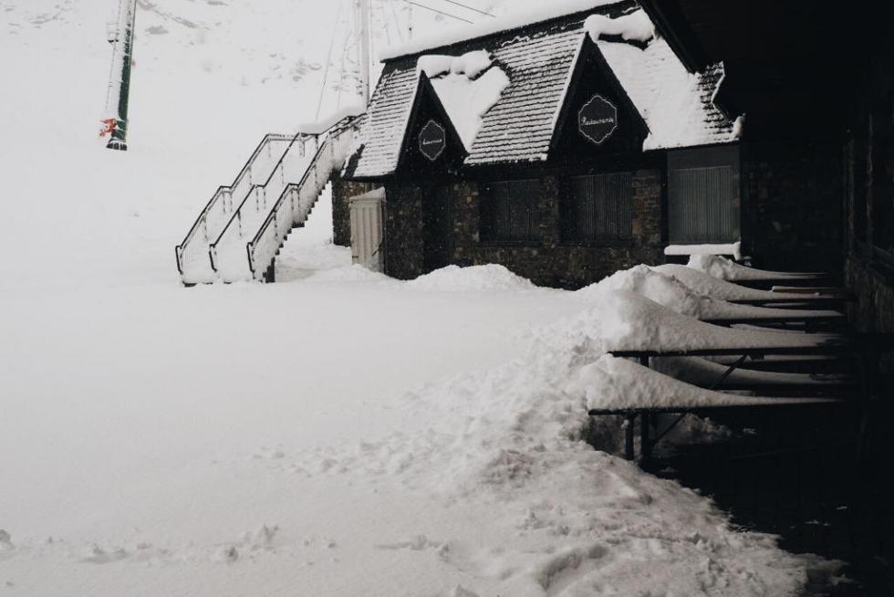 Hasta 35 centímetros de nieve han caído en Formigal