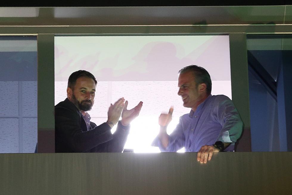 Euforia en la sede de Vox.