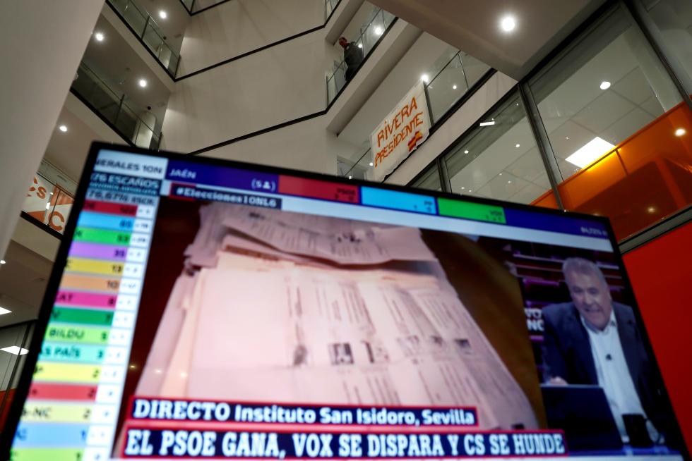 Desolación en la sede de Ciudadanos.