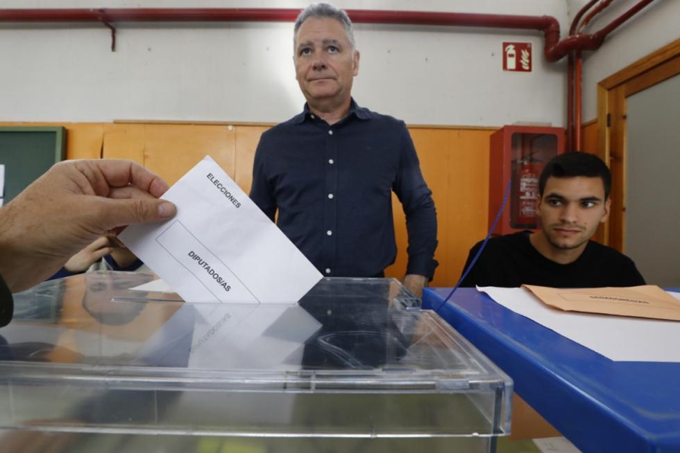 Votaciones en el IES Blecua.