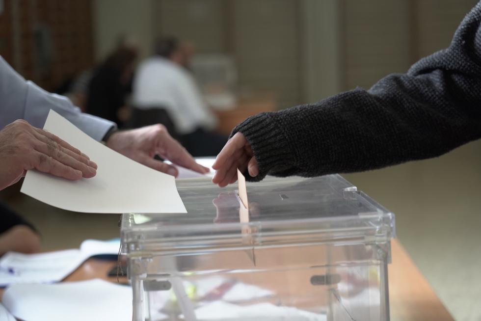 Votaciones en el IES Blecua.