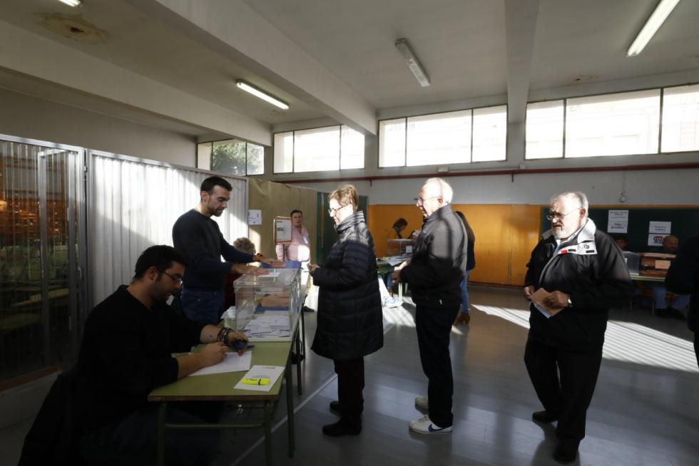 Votaciones en el IES Blecua.