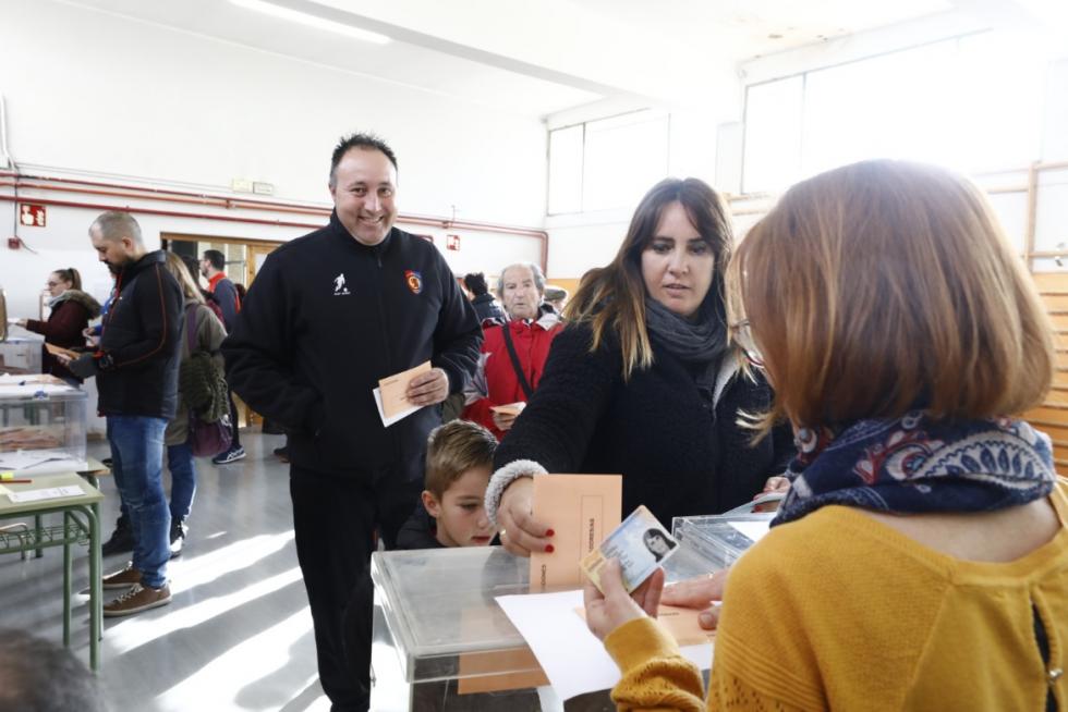 Votaciones en el IES Blecua.