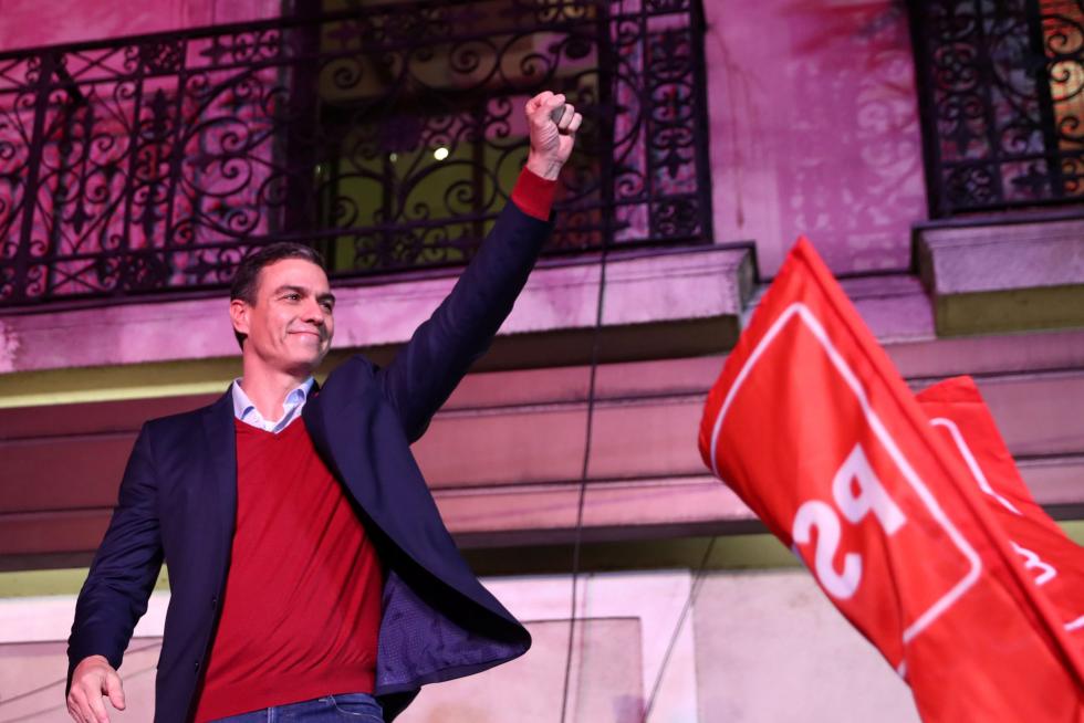 El PSOE celebra la victoria