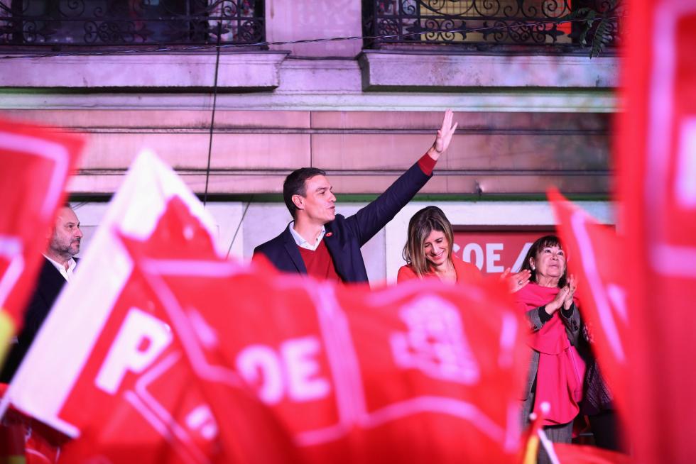 El PSOE celebra la victoria