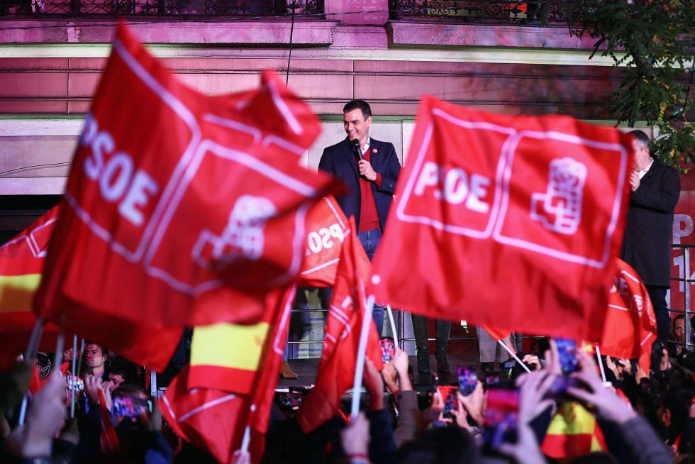 El PSOE celebra la victoria