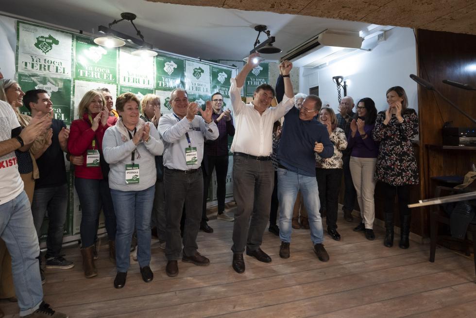 Teruel Existe, el partido más votado en la provincia de Teruel.