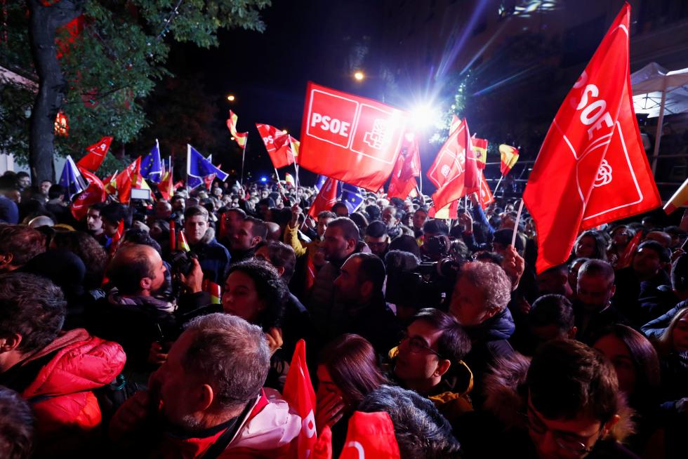 Simpatizantes socialistas.