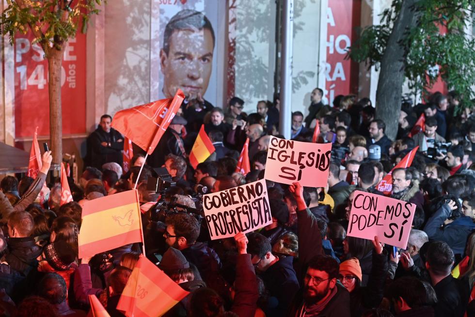 Simpatizantes socialistas.