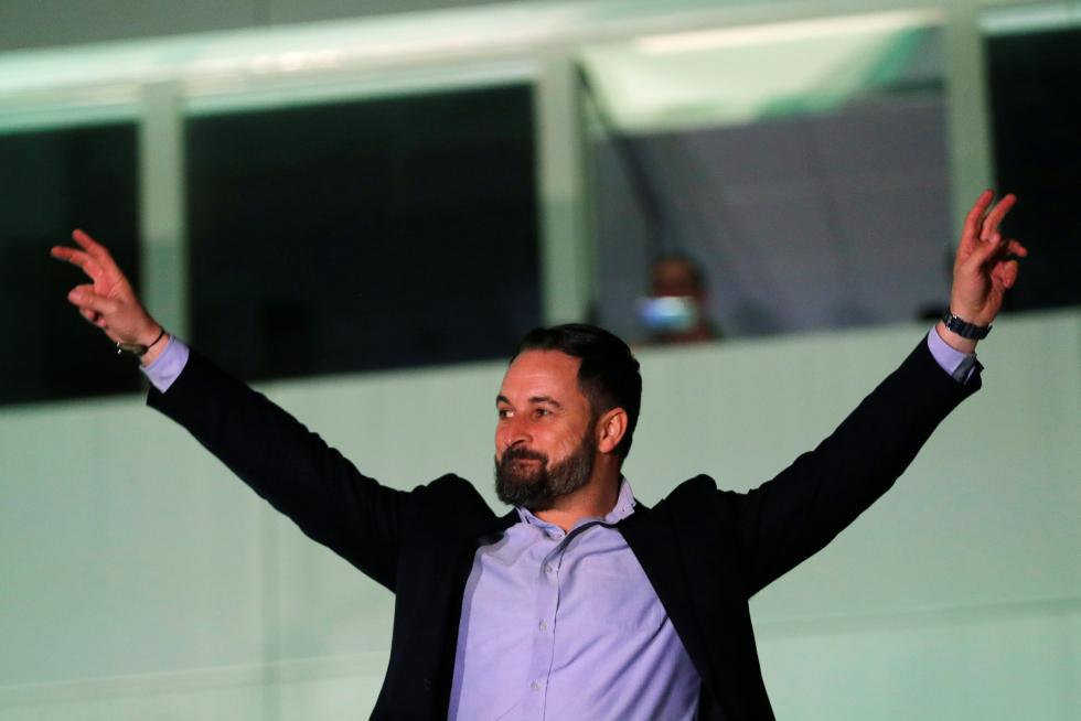 Vox celebra su triunfo tras conocer los resultados electorales