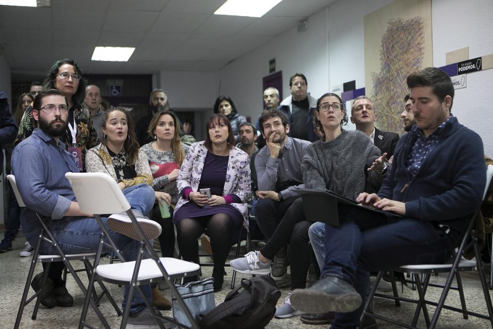 Sede Unidas Podemos en Zaragoza.
