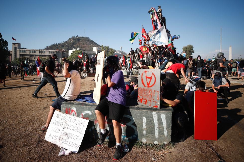 Continúan las protestas en Chile