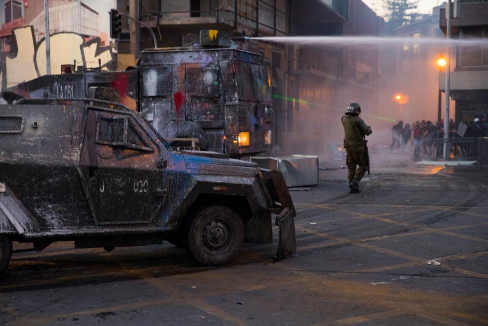 Continúan las protestas en Chile.